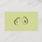 Heilige Guacamole Avocado Diaper Raffle Shower Informatiekaartje (Achterkant)