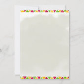 Heilige Guacamole Avocado Fiesta Kids Verjaardagsf Kaart (Achterkant)