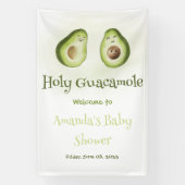 Heilige Guacamole Avocado Parents Fiesta Baby show Spandoek (Verticaal)