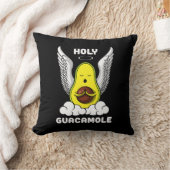 Heilige Guacamole Avocado Vegan Funny Joke Kussen (Deken)