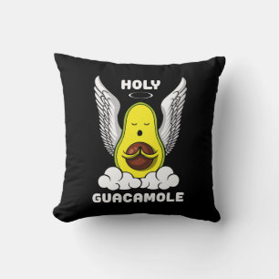 Heilige Guacamole Avocado Vegan Funny Joke Kussen