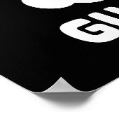 Heilige Guacamole Avocado Vegan Funny Joke Poster (Hoek)