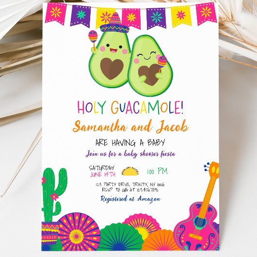 Heilige Guacamole Baby Shower Kaart