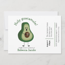 Heilige guacamole! Baby Shower Uitnodiging