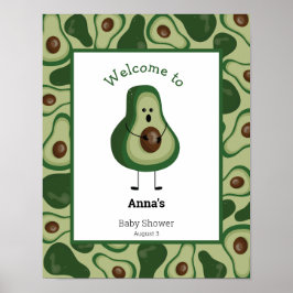 Heilige Guacamole! baby shower welkom Poster