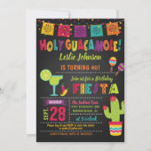 Heilige Guacamole Birthday Fiesta Kaart (Voorkant)