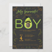 Heilige Guacamole Boy Taco Baby shower Kaart (Voorkant)