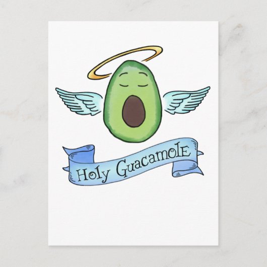Heilige Guacamole! Briefkaart (Voorkant)