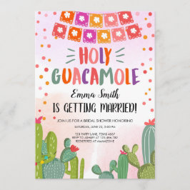 Heilige Guacamole Cactus Fiesta Vrijgezellenfeest Kaart