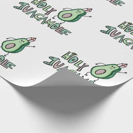 Heilige Guacamole Cadeaupapier (Hoek)