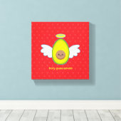 Heilige Guacamole Canvas Afdruk (Insitu (Houten vloer))