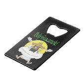 Heilige Guacamole Credit Kaart Bottle Open Creditkaart Flessenopener (Voorkant Gekanteld)