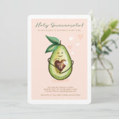 Heilige Guacamole een babymeisje is onderweg naar  Kaart (Staand voorkant)