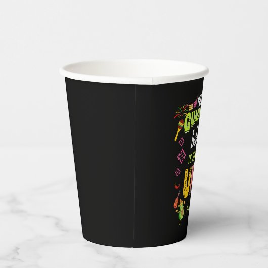 Heilige Guacamole Fiesta avocado, 1e verjaardag Papieren Bekers (Rechts)