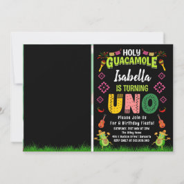 Heilige Guacamole Fiesta avocado, foto van de eers Kaart