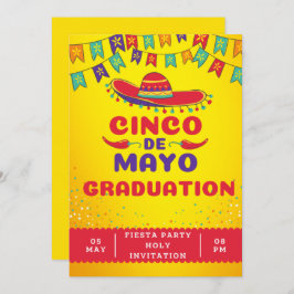 Heilige Guacamole Fiesta Graduation Party Kaart