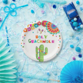 Heilige Guacamole Fiesta Paper Borden Cactus Mexic Papieren Bordje (Feest)