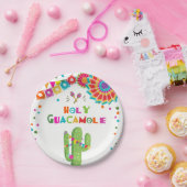 Heilige Guacamole Fiesta Paper Borden Cactus Mexic Papieren Bordje (Feest)