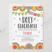 Heilige Guacamole Fiesta Twins Baby shower Kaart (Voorkant)