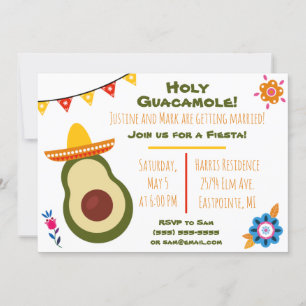 Heilige Guacamole Fiesta Uitnodiging
