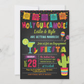 Heilige Guacamole Fiesta Verloving Shower Kaart (Voorkant)