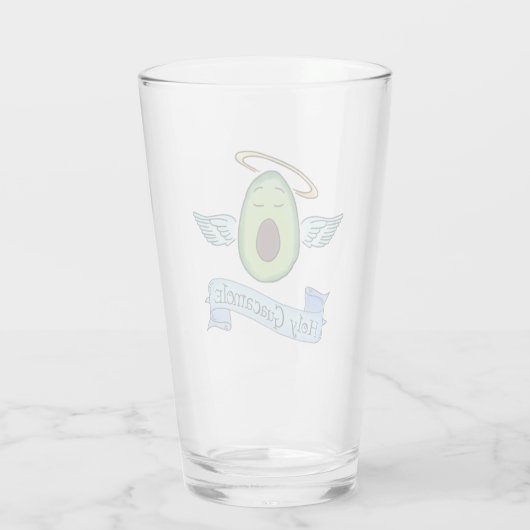 Heilige Guacamole Glas (Achterkant)