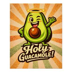 Heilige Guacamole - Guac Pack - Foodie Vrienden Perfect Poster