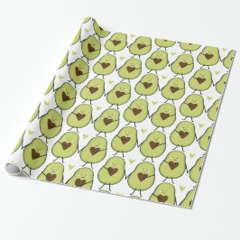 Heilige Guacamole Hart Avocado Baby Shower Tweelin Cadeaupapier