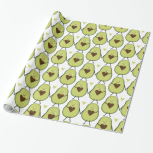 Heilige Guacamole Hart Avocado Baby Shower Tweelin Cadeaupapier