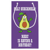 Heilige Guacamole Iemand die een verjaardag avocad Klein Cadeauzakje (Achterkant)