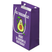 Heilige Guacamole Iemand die een verjaardag avocad Klein Cadeauzakje (Achterkant Gekanteld)