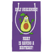 Heilige Guacamole Iemand die een verjaardag avocad Klein Cadeauzakje (Voorkant)