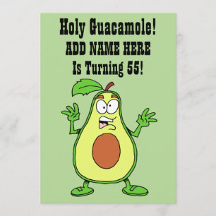Heilige guacamole iemand wordt 55 avocado kaart