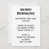 Heilige guacamole iemand wordt 60 avocado kaart (Achterkant)