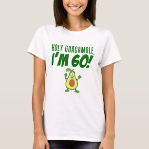 Heilige Guacamole Ik ben 60 Cartoon Avocado T-shirt