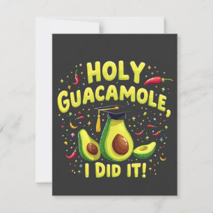 Heilige Guacamole Ik Heb Het Gemaakt Afstuderen Ci Notitiekaartje