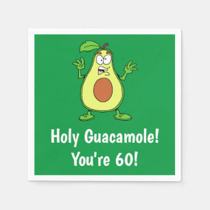 Heilige guacamole Je bent 60 grappige avocado serv Servet