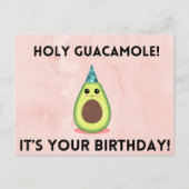 Heilige Guacamole, je verjaardag! Funny Card Briefkaart (Voorkant)
