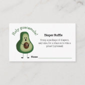Heilige Guacamole! Luierloof Informatiekaartje (Voorkant)