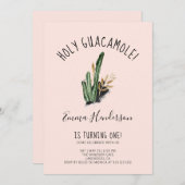 Heilige Guacamole Mexican Modern 1e verjaardag (Voorkant / Achterkant)