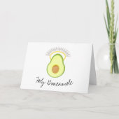 Heilige guacamole, ouder worden, verjaardag grappi kaart (Voorkant)