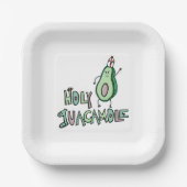 Heilige Guacamole Papieren Bordje (Voorkant)