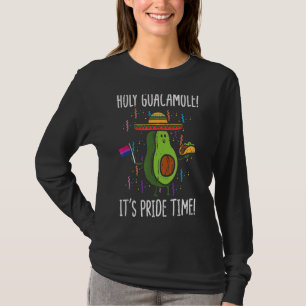 Heilige Guacamole: Pride Time Bisexual Bi Flag Lg T-shirt
