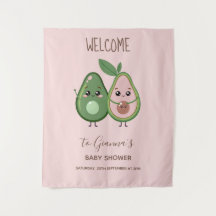 Heilige Guacamole Roze Avocado Baby Shower