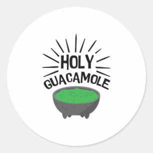 Heilige Guacamole Salad Funny Guacamole Avocado Ronde Sticker