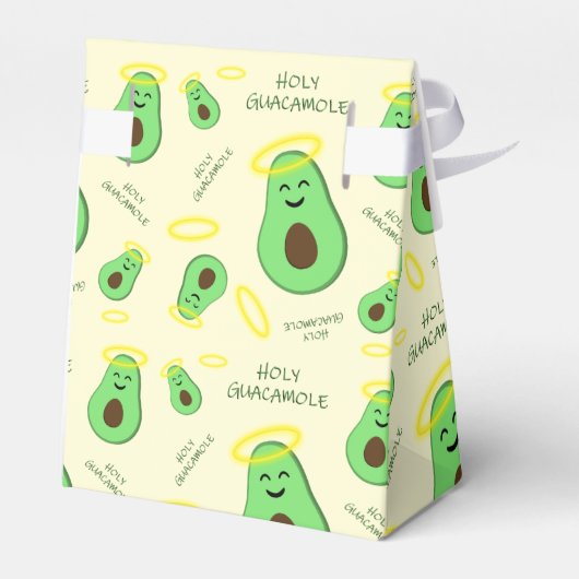 Heilige Guacamole schatteavocado Bedankdoosjes (Achterkant)