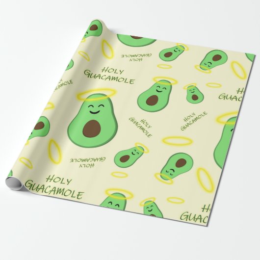 Heilige Guacamole schatteavocado Cadeaupapier (Uitgerold)