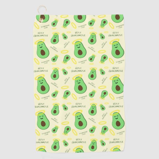 Heilige Guacamole schatteavocado Golfhanddoek (Voorkant)