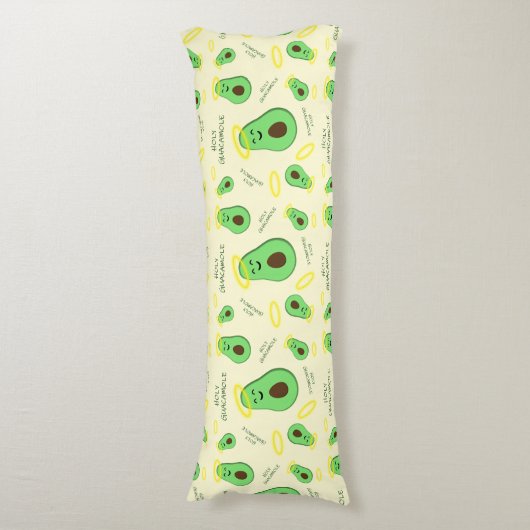 Heilige Guacamole schatteavocado Lichaamskussen (Voorkant Verticaal)