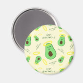 Heilige Guacamole schatteavocado Magneet (Voorkant / Achterkant)